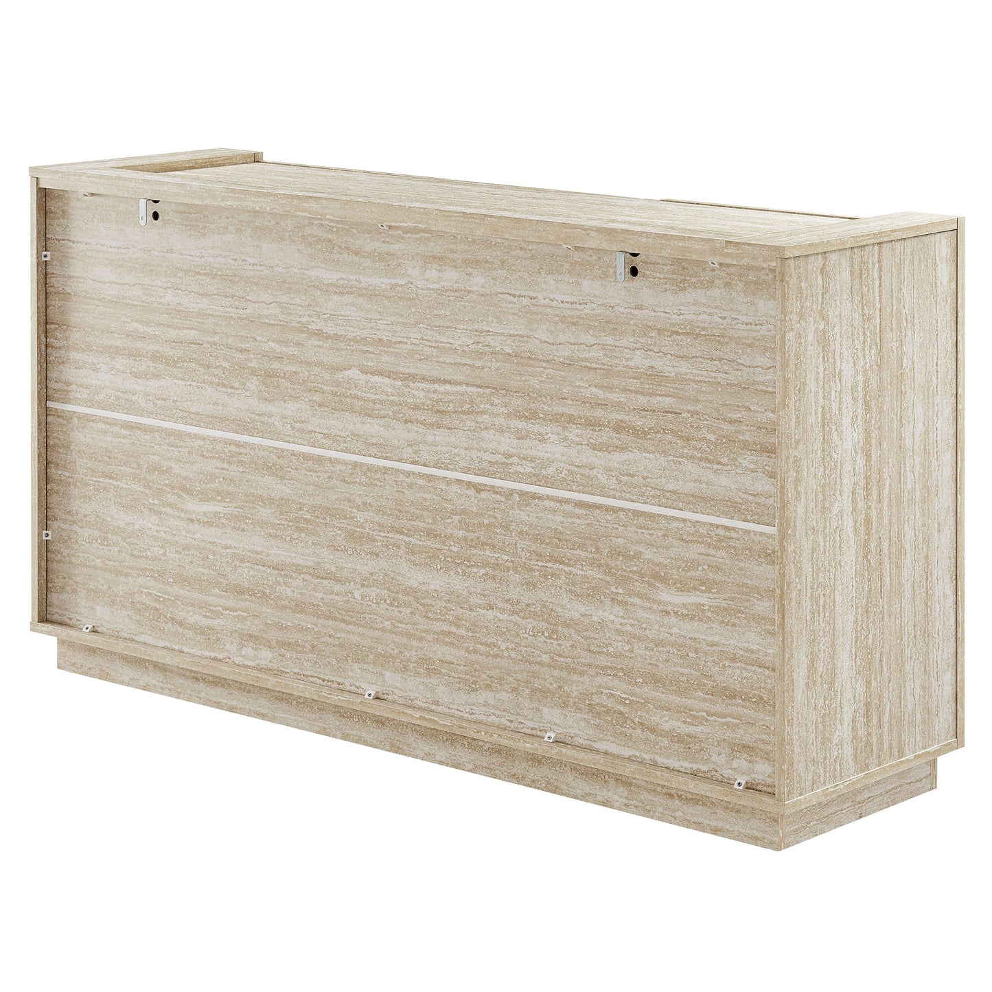 Modway - Hollis 59" Travertine Sideboard by Modway  Living Room Decor Brown - EEI-6906-TRA