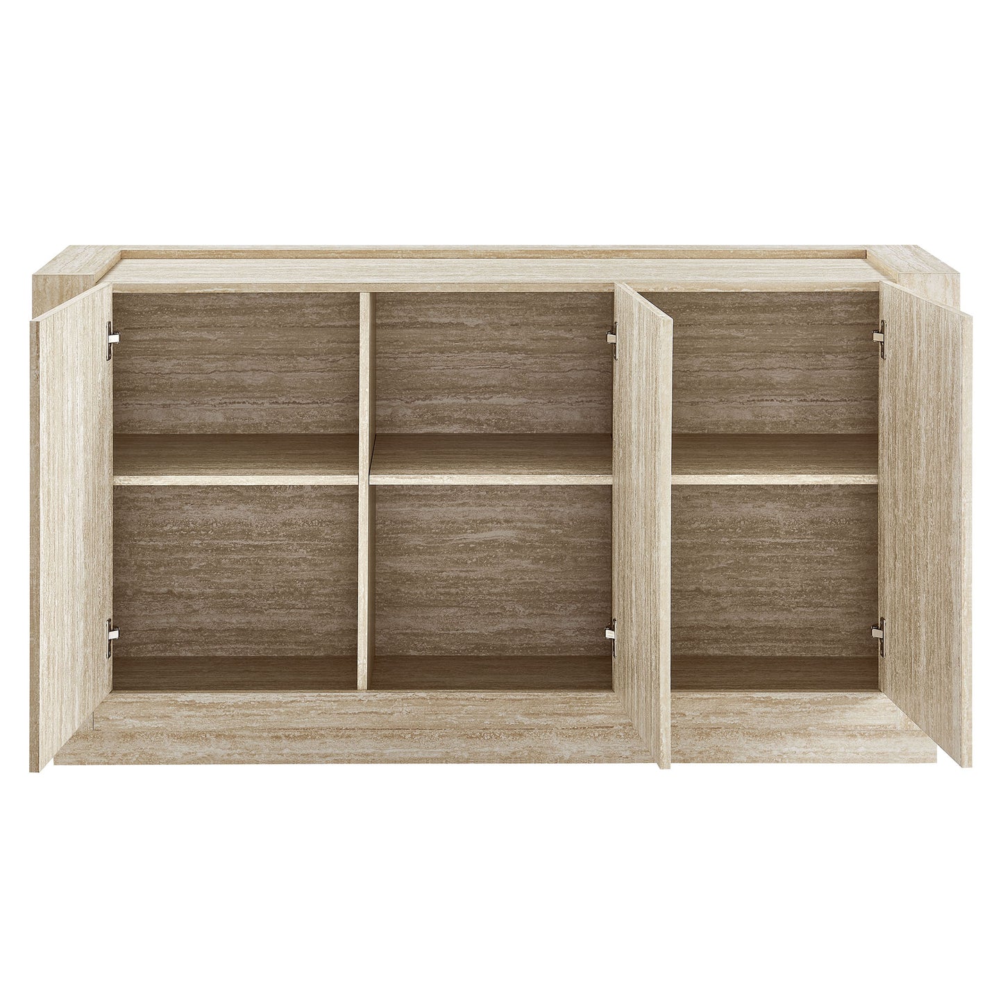 Modway - Hollis 59" Travertine Sideboard by Modway  Living Room Decor Brown - EEI-6906-TRA
