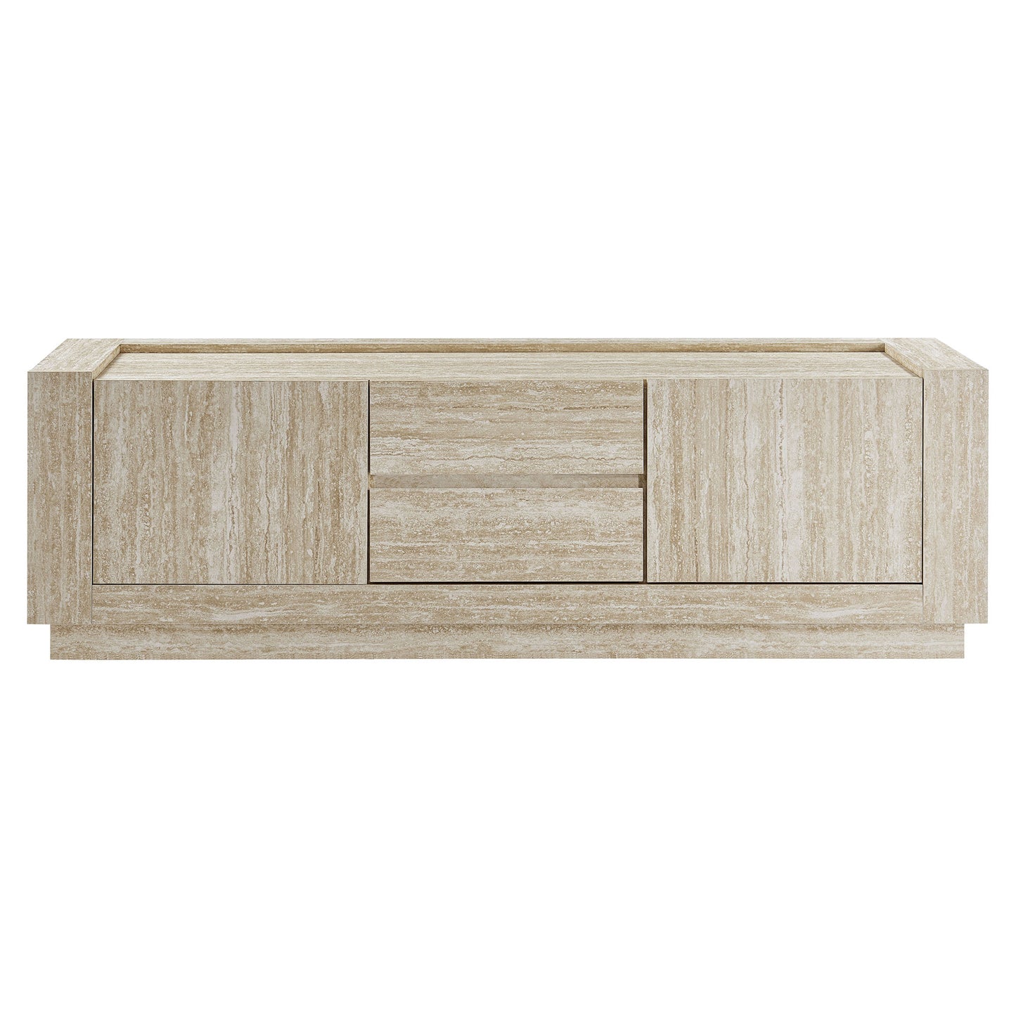 Modway - Hollis 59" Travertine TV Stand by Modway  Living Room Decor Brown - EEI-6907-TRA