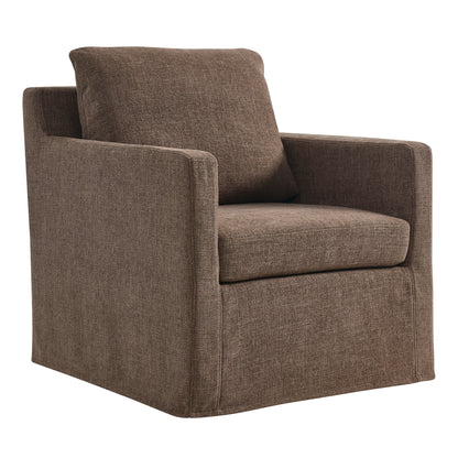Modway - Serene Fabric Slipcovered Swivel Armchair by Modway  Living Room Sofas and Armchairs Brown - EEI-6910-MOC