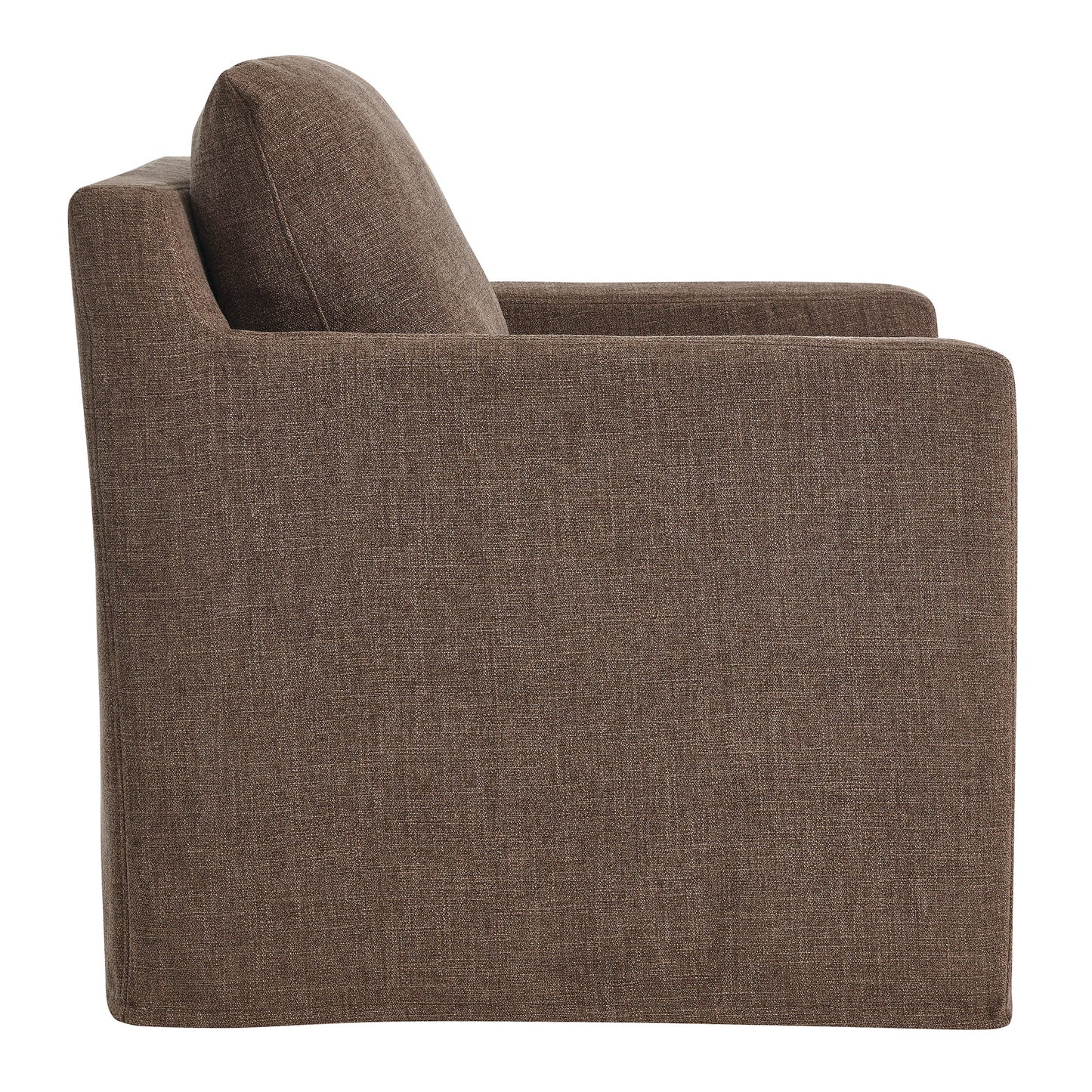 Modway - Serene Fabric Slipcovered Swivel Armchair by Modway  Living Room Sofas and Armchairs Brown - EEI-6910-MOC