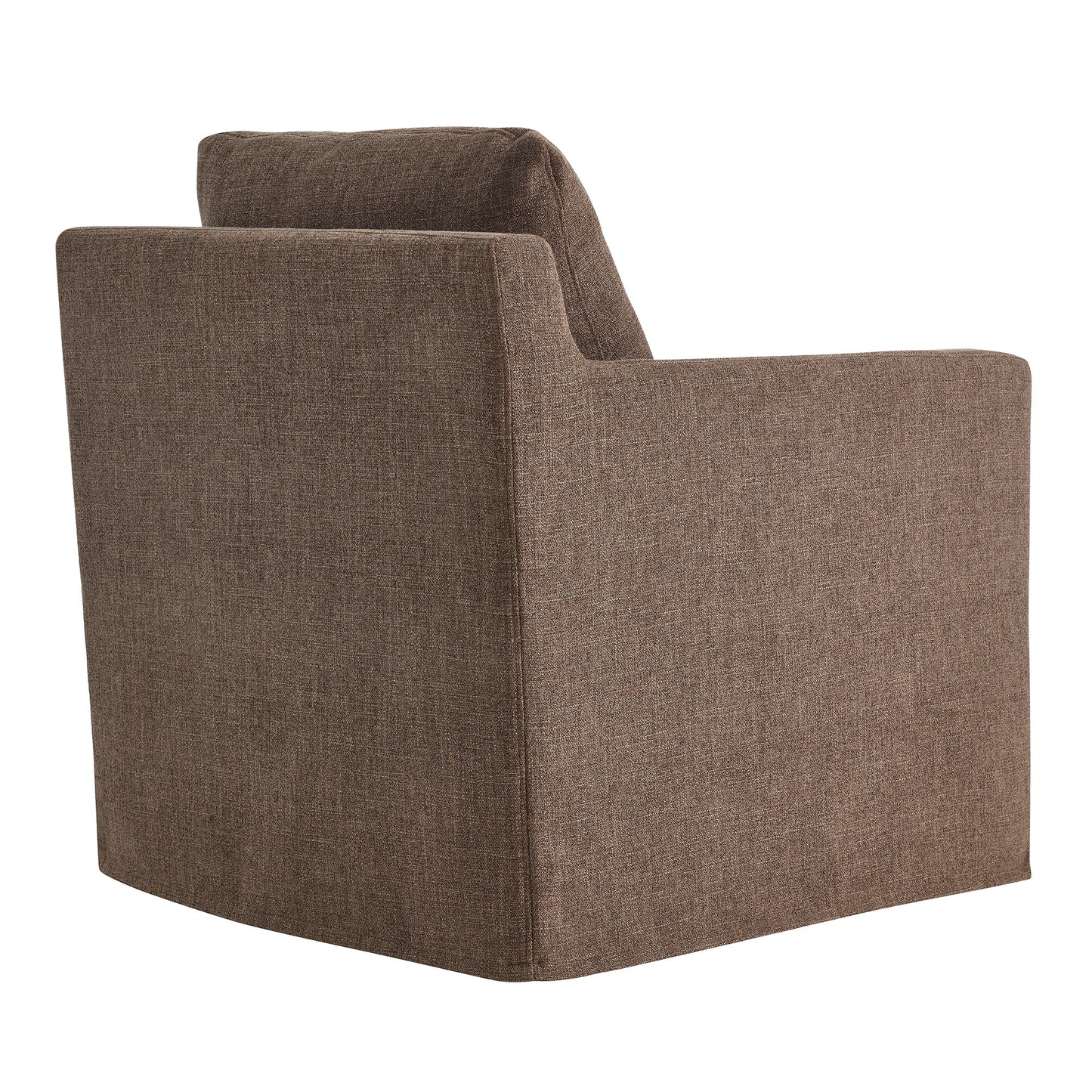 Modway - Serene Fabric Slipcovered Swivel Armchair by Modway  Living Room Sofas and Armchairs Brown - EEI-6910-MOC
