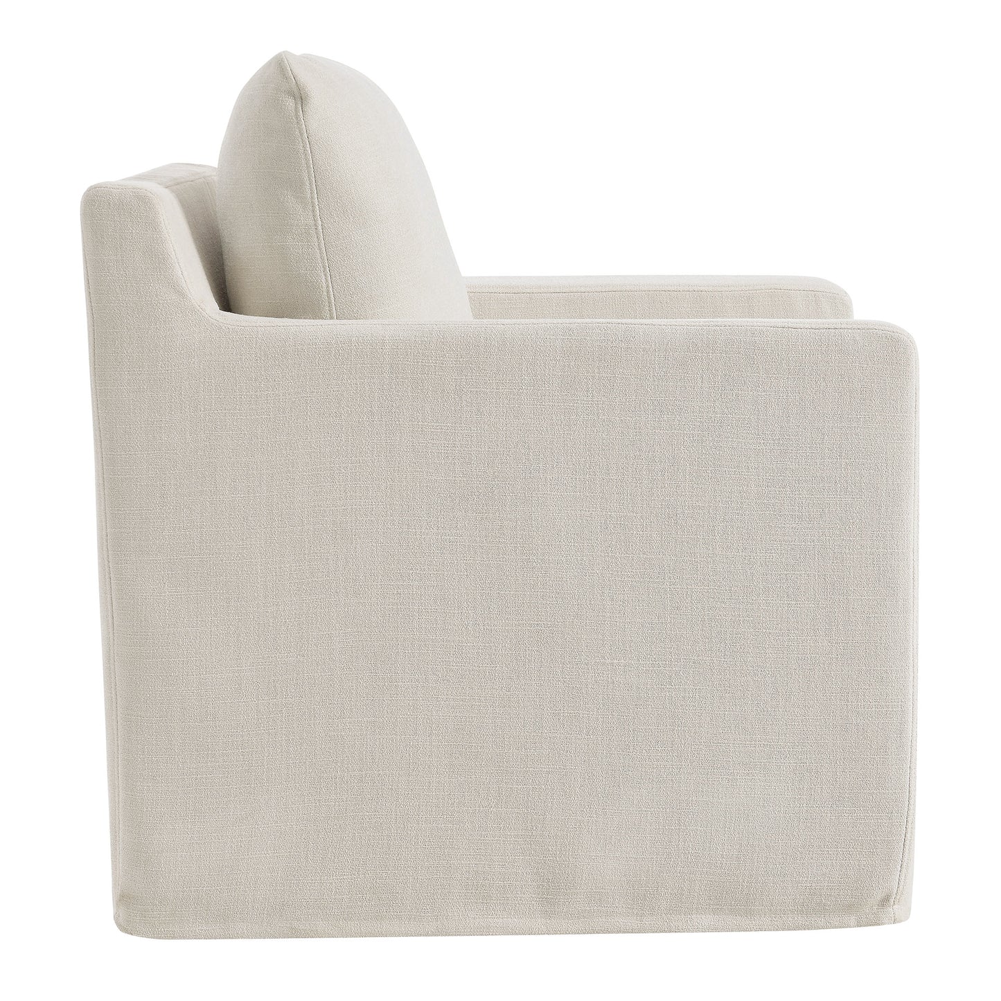 Modway - Serene Fabric Slipcovered Swivel Armchair by Modway  Living Room Sofas and Armchairs Gray - EEI-6910-SAL