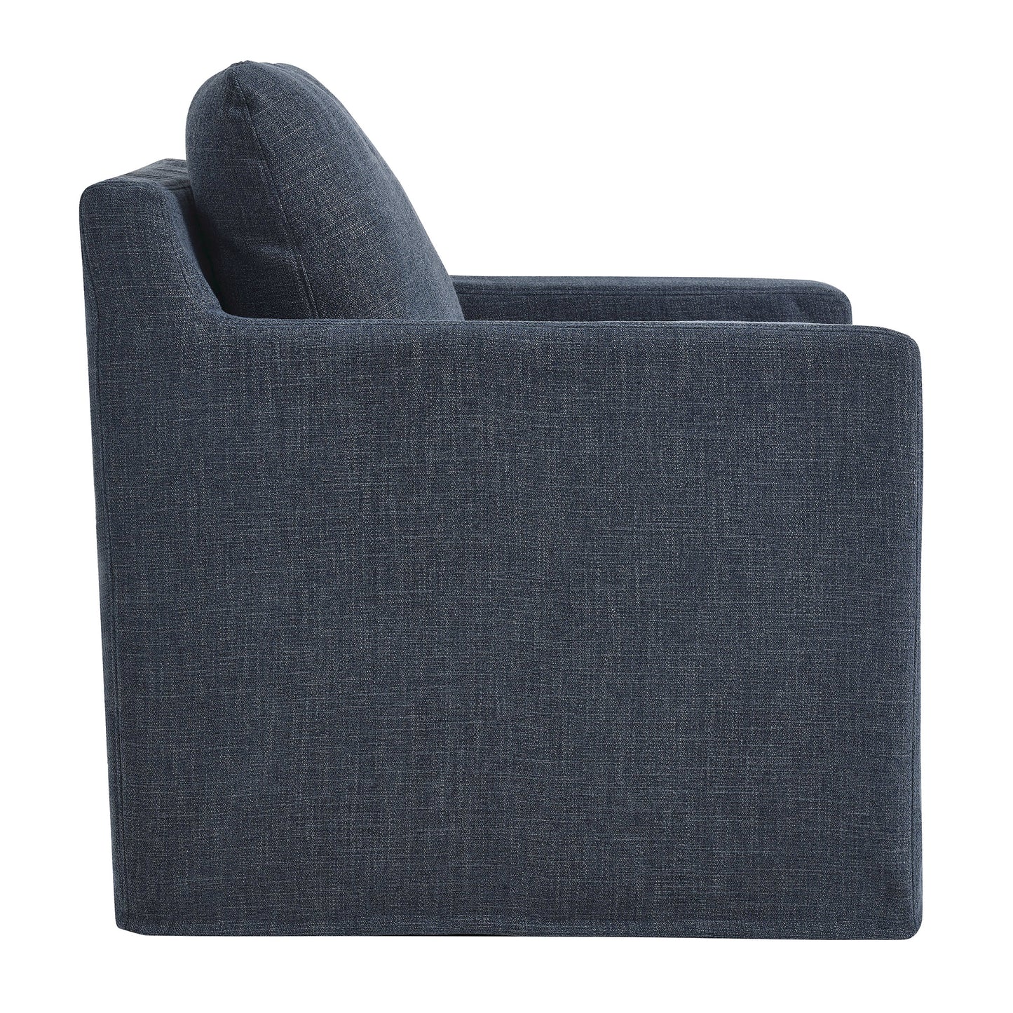 Modway - Serene Fabric Slipcovered Swivel Armchair by Modway  Living Room Sofas and Armchairs Blue - EEI-6910-SLB