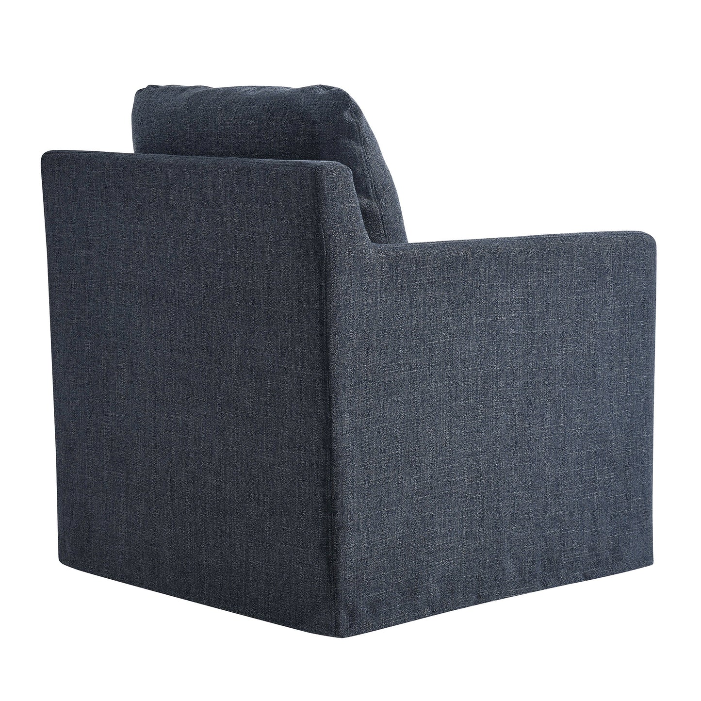 Modway - Serene Fabric Slipcovered Swivel Armchair by Modway  Living Room Sofas and Armchairs Blue - EEI-6910-SLB