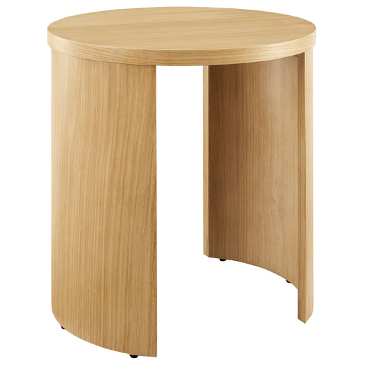 Modway - Aspect Round Wood End Table by Modway  Living Room Tables Brown - EEI-6913-OAK
