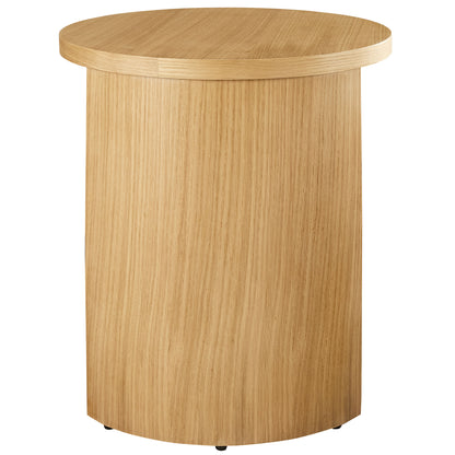 Modway - Aspect Round Wood End Table by Modway  Living Room Tables Brown - EEI-6913-OAK