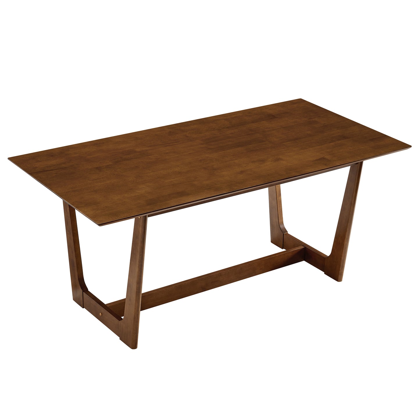 Modway - Solara 71" Rectangle Wood Dining Table by Modway  Bar and Dining Bar and Dining Tables Brown - EEI-6914-WAL