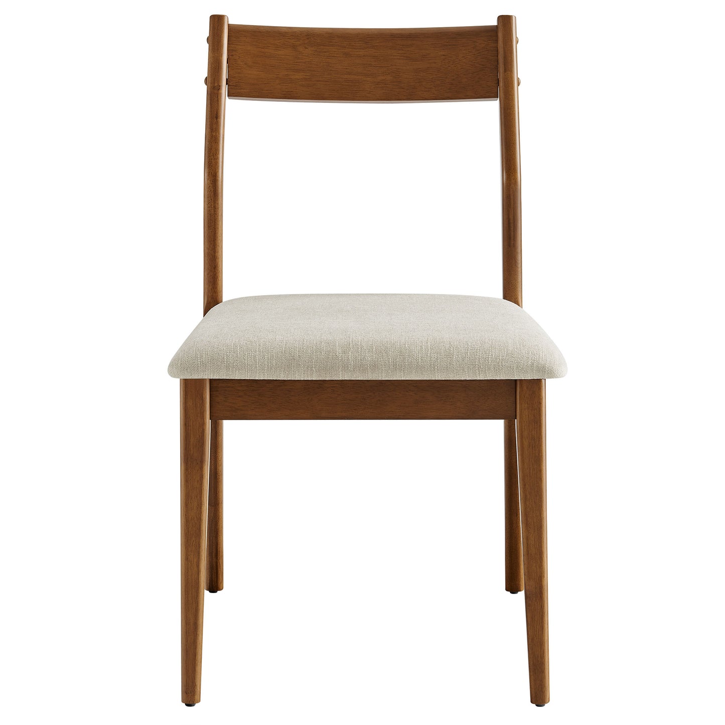 Modway - Solara Fabric Wood Dining Side Chairs Set of 2 by Modway  Bar and Dining Dining Chairs Brown - EEI-6918-WAL-HEB
