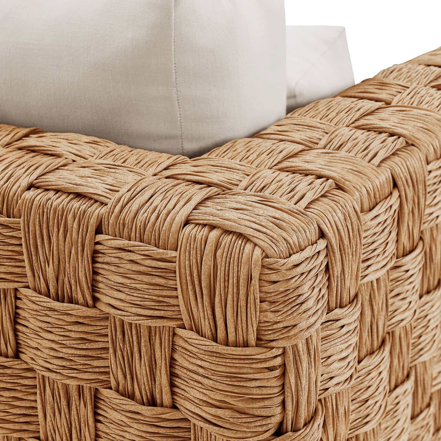 Modway - Thames Outdoor Patio Wicker Outdoor Patio Rattan Armchair by Modway  Outdoor Furniture Sofa Sectionals Gray - EEI-6925-NAT-LGR