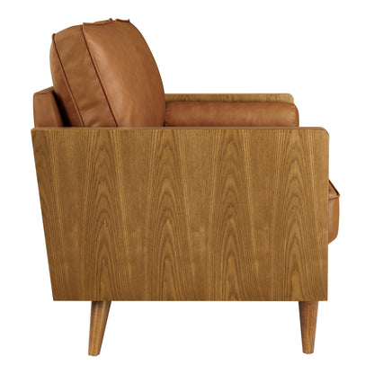 Modway - Kellan Vegan Leather Sofa by Modway  Living Room Sofas and Armchairs Brown - EEI-6942-WAL-TAN