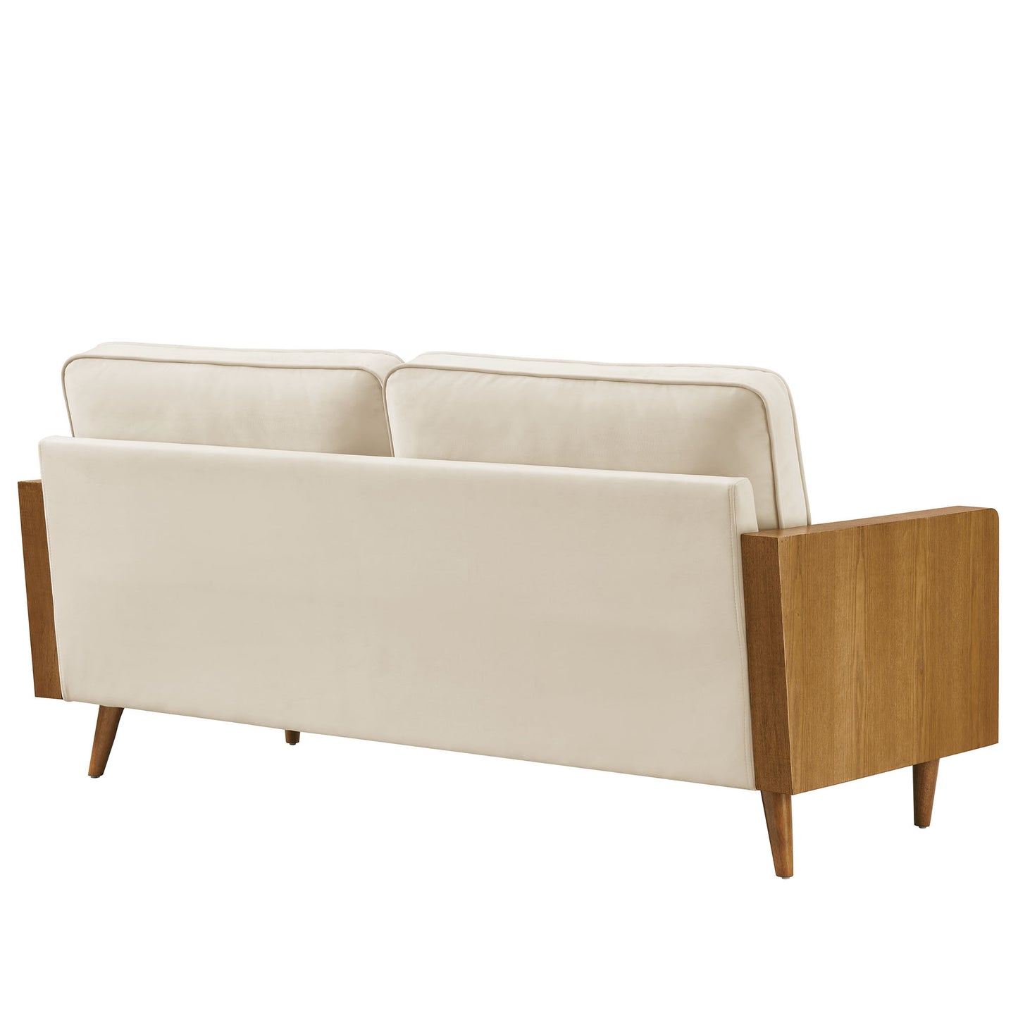 Modway - Kellan Performance Velvet Sofa by Modway  Living Room Sofas and Armchairs Oatmeal - EEI-6944-WAL-ALA
