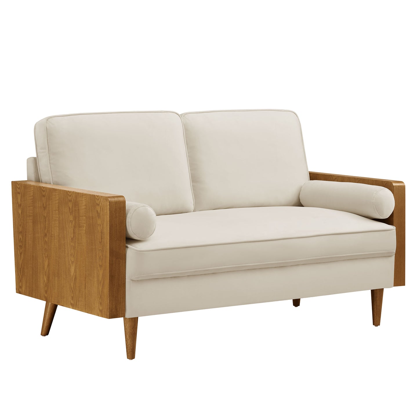 Modway - Kellan Performance Velvet Loveseat by Modway  Living Room Sofas and Armchairs Oatmeal - EEI-6945-WAL-ALA