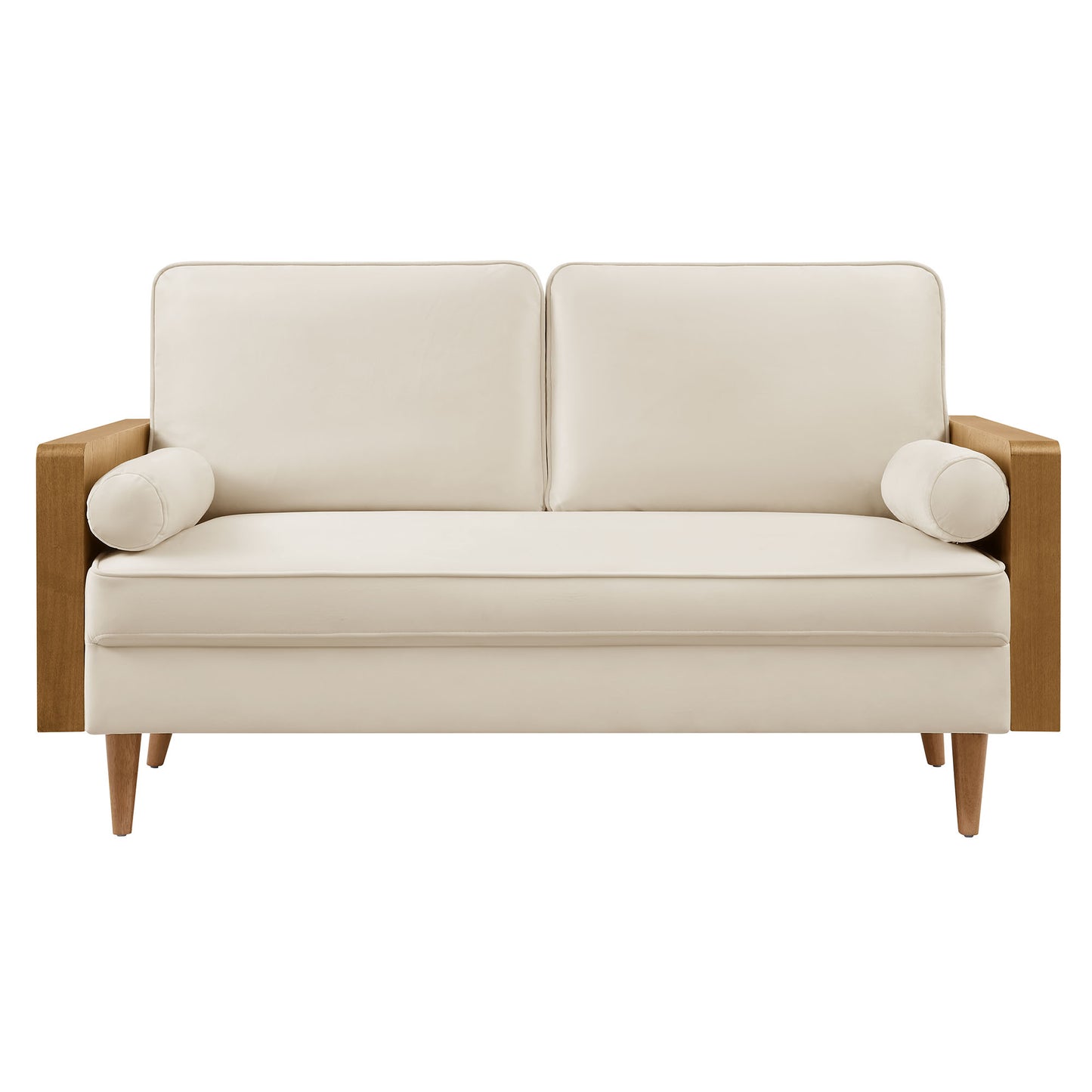 Modway - Kellan Performance Velvet Loveseat by Modway  Living Room Sofas and Armchairs Oatmeal - EEI-6945-WAL-ALA