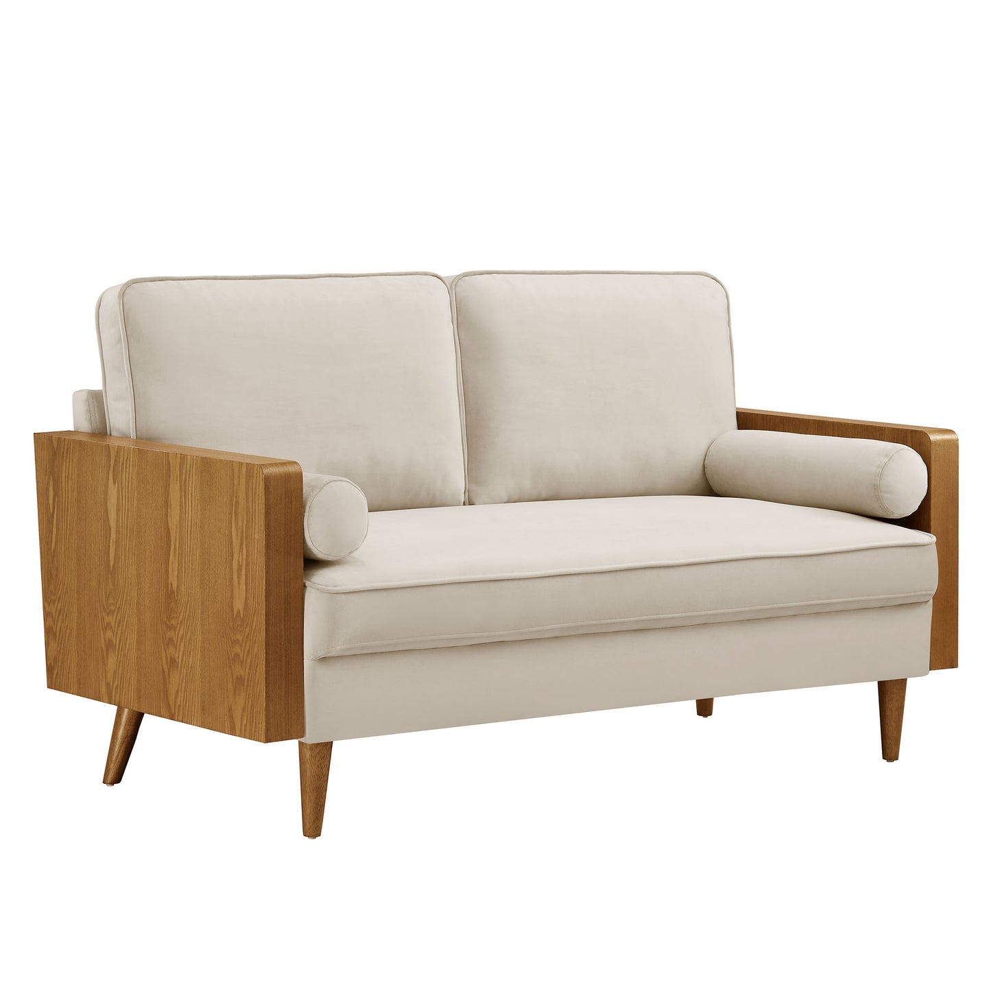 Modway - Kellan Performance Velvet Loveseat by Modway  Living Room Sofas and Armchairs Gray - EEI-6945-WAL-ALM