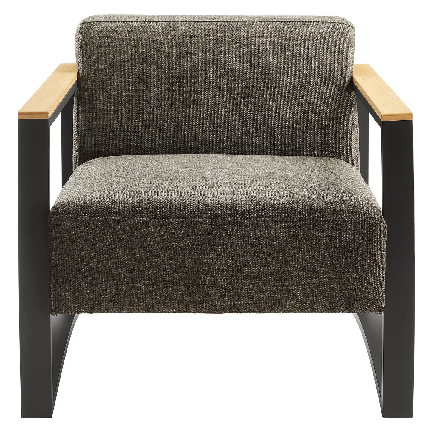 Modway - Sauve Outdoor Patio Aluminum and Fabric Armchair by Modway  Outdoor Furniture Sofa Sectionals Brown - EEI-6947-CHA-SMO