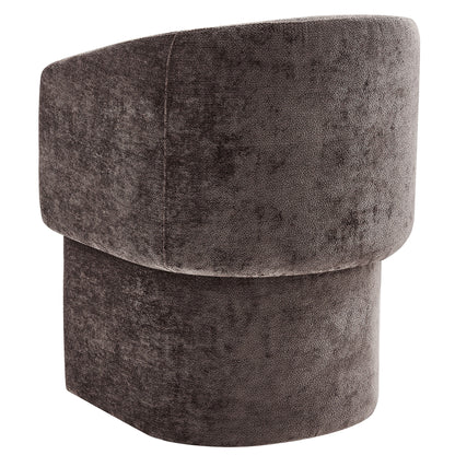 Modway - Verity Barrel Back Chenille Dining Armchair by Modway  Bar and Dining Dining Chairs Brown - EEI-6951-CHB