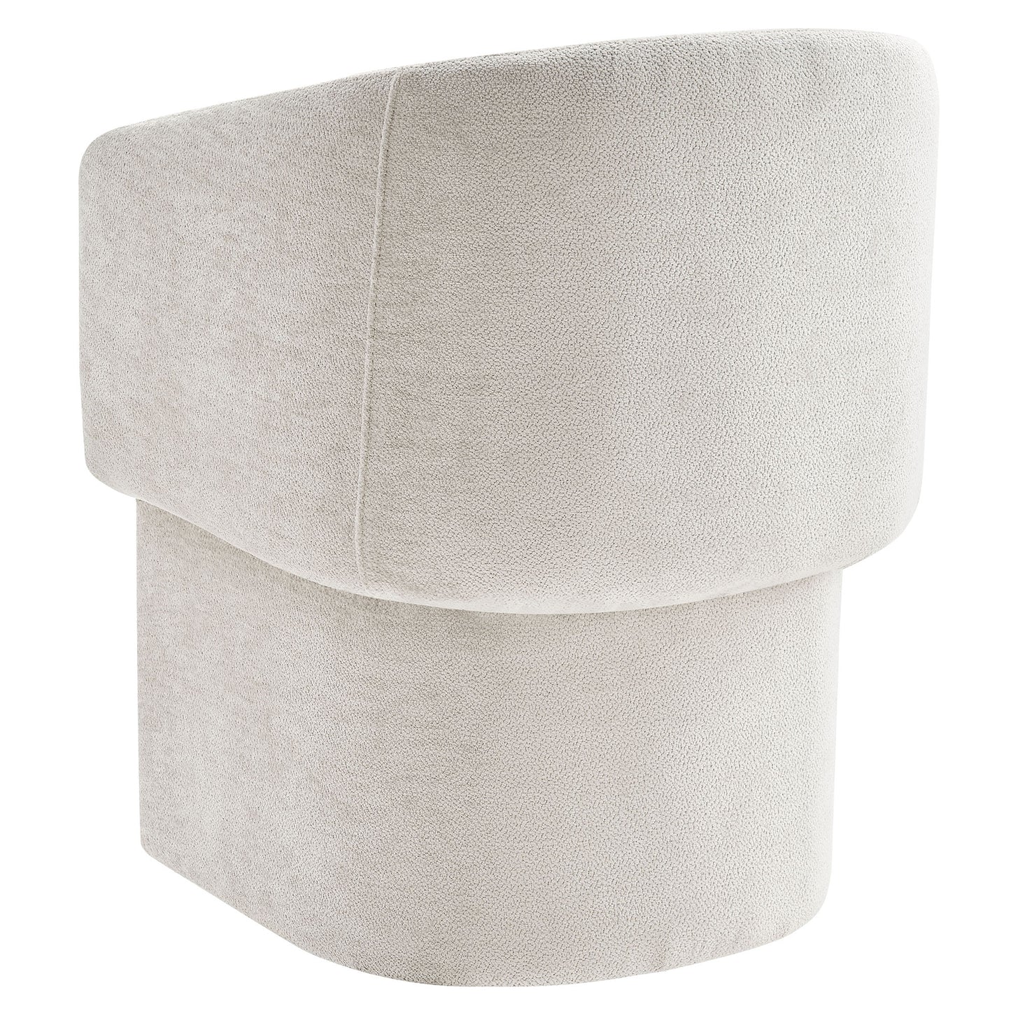 Modway - Verity Barrel Back Chenille Dining Armchair by Modway  Bar and Dining Dining Chairs White - EEI-6951-IVO