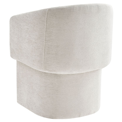 Modway - Verity Barrel Back Chenille Dining Armchair by Modway  Bar and Dining Dining Chairs White - EEI-6951-IVO