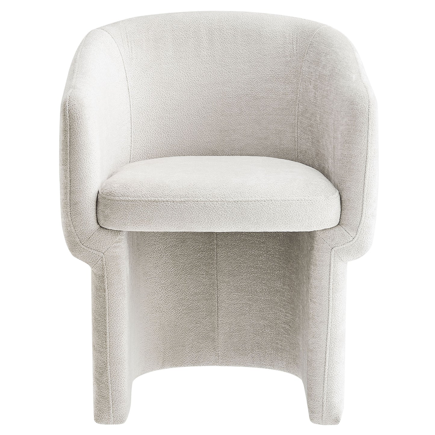 Modway - Verity Barrel Back Chenille Dining Armchair by Modway  Bar and Dining Dining Chairs White - EEI-6951-IVO