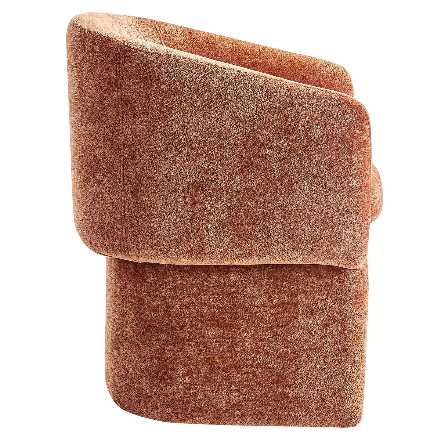 Modway - Verity Barrel Back Chenille Dining Armchair by Modway  Bar and Dining Dining Chairs Brown - EEI-6951-RUS