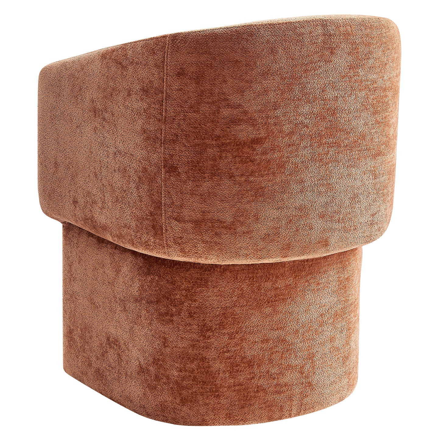 Modway - Verity Barrel Back Chenille Dining Armchair by Modway  Bar and Dining Dining Chairs Brown - EEI-6951-RUS