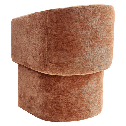 Modway - Verity Barrel Back Chenille Dining Armchair by Modway  Bar and Dining Dining Chairs Brown - EEI-6951-RUS