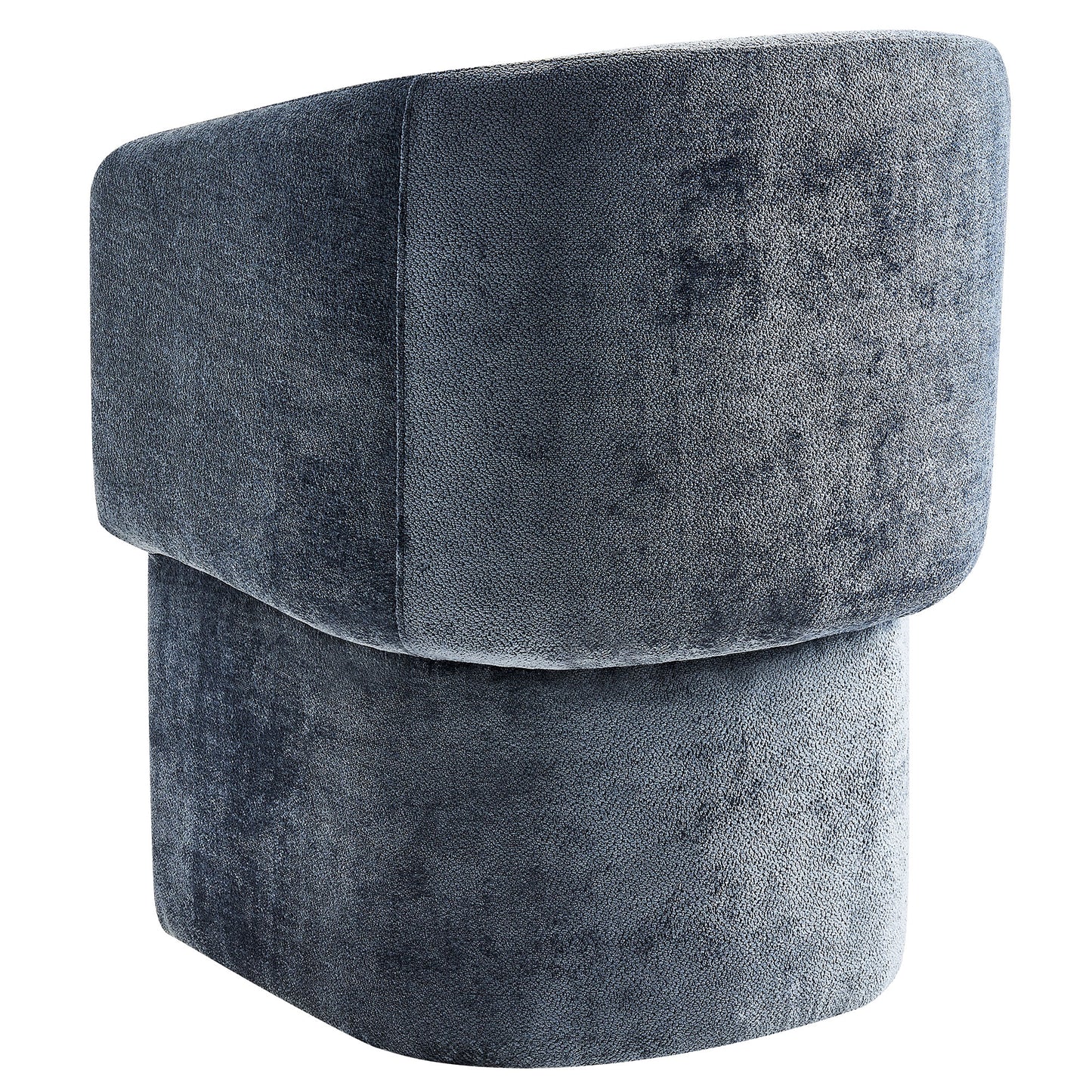 Modway - Verity Barrel Back Chenille Dining Armchair by Modway  Bar and Dining Dining Chairs Blue - EEI-6951-SLA