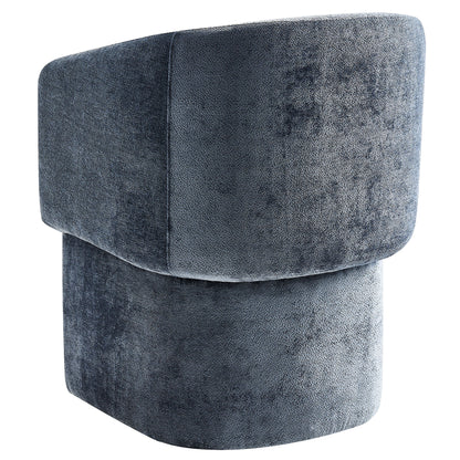 Modway - Verity Barrel Back Chenille Dining Armchair by Modway  Bar and Dining Dining Chairs Blue - EEI-6951-SLA