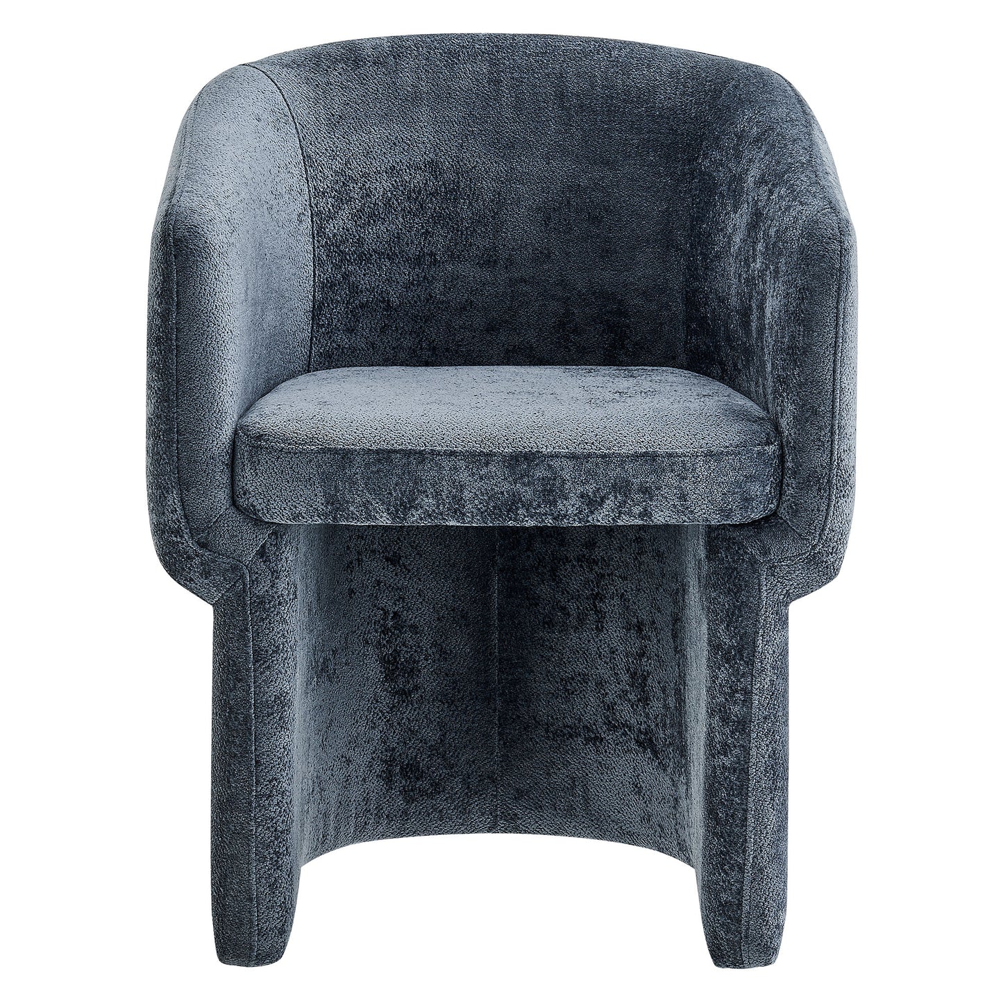 Modway - Verity Barrel Back Chenille Dining Armchair by Modway  Bar and Dining Dining Chairs Blue - EEI-6951-SLA
