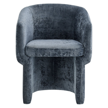 Modway - Verity Barrel Back Chenille Dining Armchair by Modway  Bar and Dining Dining Chairs Blue - EEI-6951-SLA