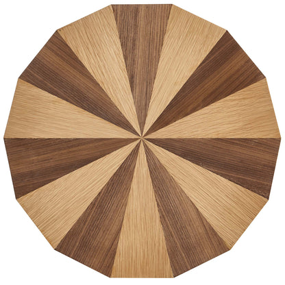 Modway - Twirl Two-Toned Wood Veneer Side Table by Modway  Living Room Tables Brown - EEI-6952-OAK-WAL