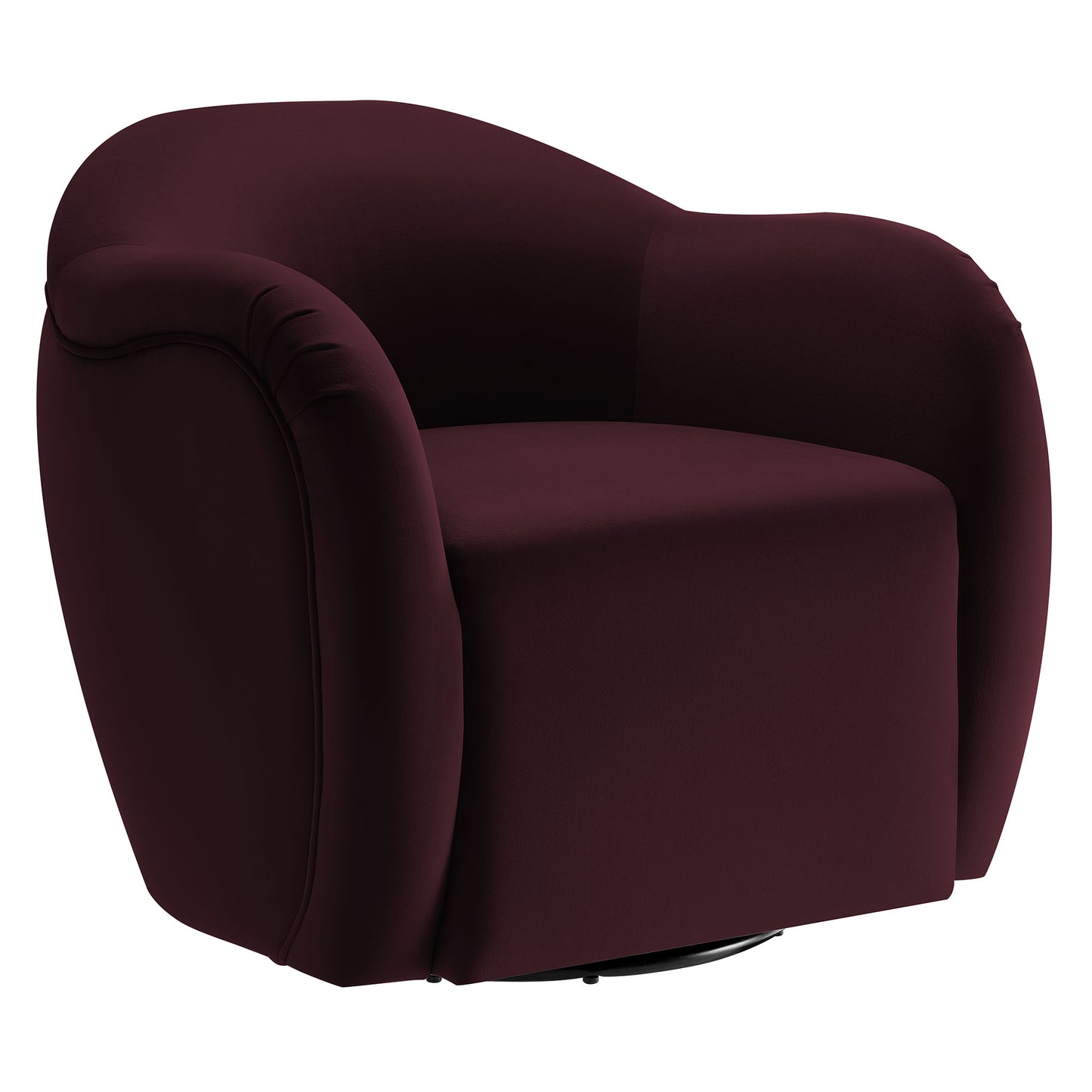 Modway - Compose Performance Velvet Swivel Armchair by Modway  Living Room Sofas and Armchairs Red - EEI-6959-MUL