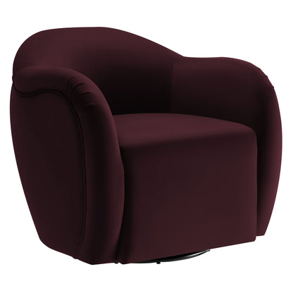Modway - Compose Performance Velvet Swivel Armchair by Modway  Living Room Sofas and Armchairs Red - EEI-6959-MUL