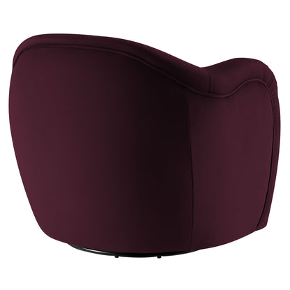 Modway - Compose Performance Velvet Swivel Armchair by Modway  Living Room Sofas and Armchairs Red - EEI-6959-MUL