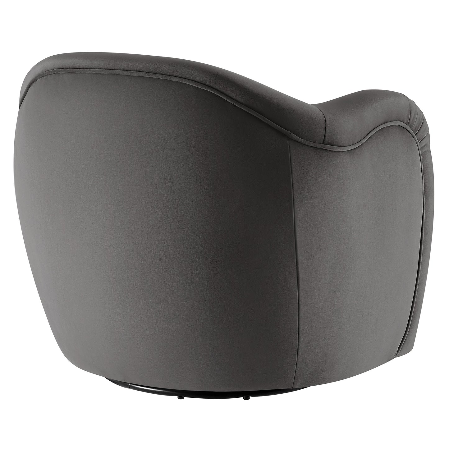 Modway - Compose Performance Velvet Swivel Armchair by Modway  Living Room Sofas and Armchairs Gray - EEI-6959-STG