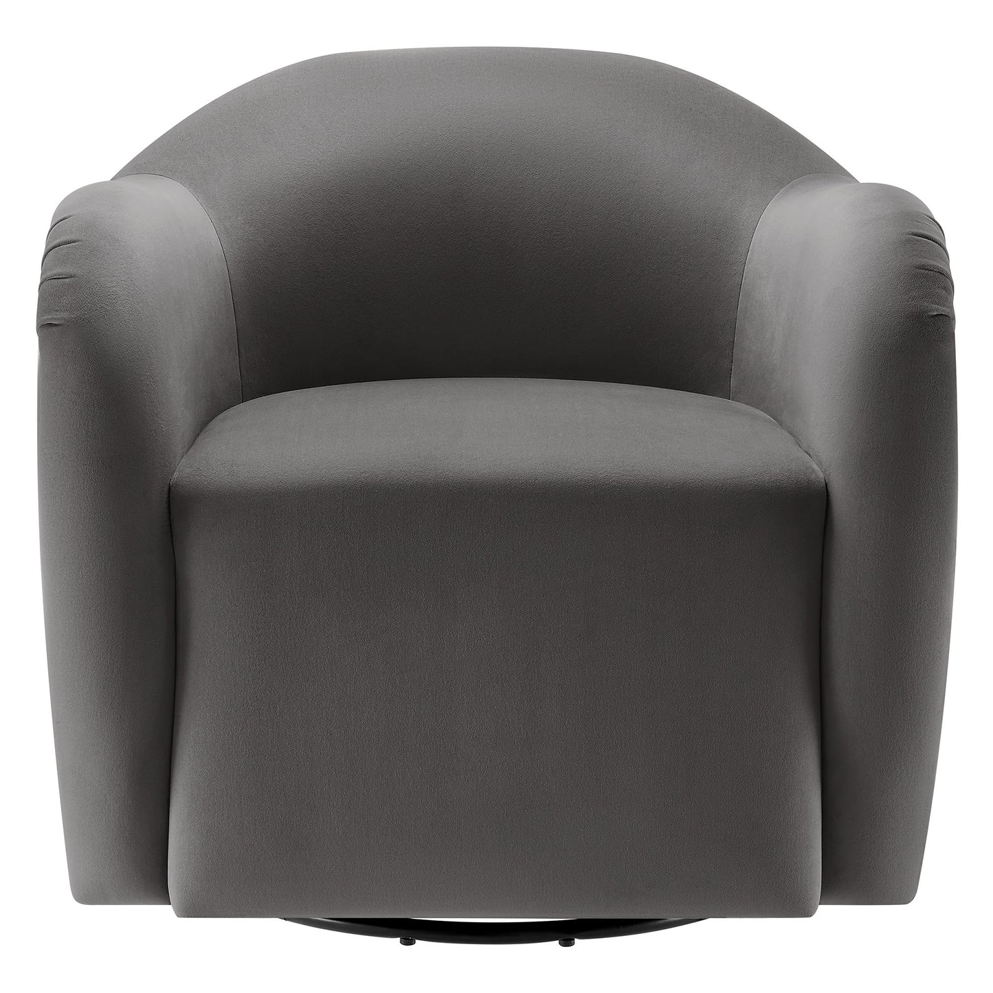 Modway - Compose Performance Velvet Swivel Armchair by Modway  Living Room Sofas and Armchairs Gray - EEI-6959-STG