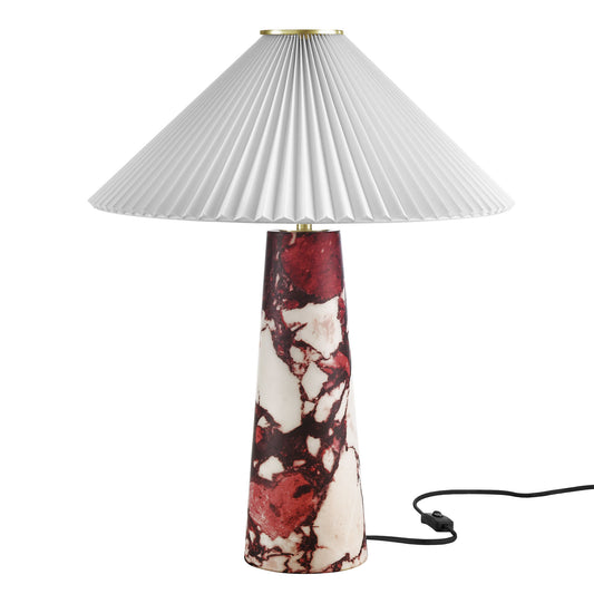 Modway - Nera Marble Table Lamp by Modway  Lighting Table Lamps Red - EEI-6963-RED