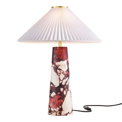Modway - Nera Marble Table Lamp by Modway  Lighting Table Lamps Red - EEI-6963-RED