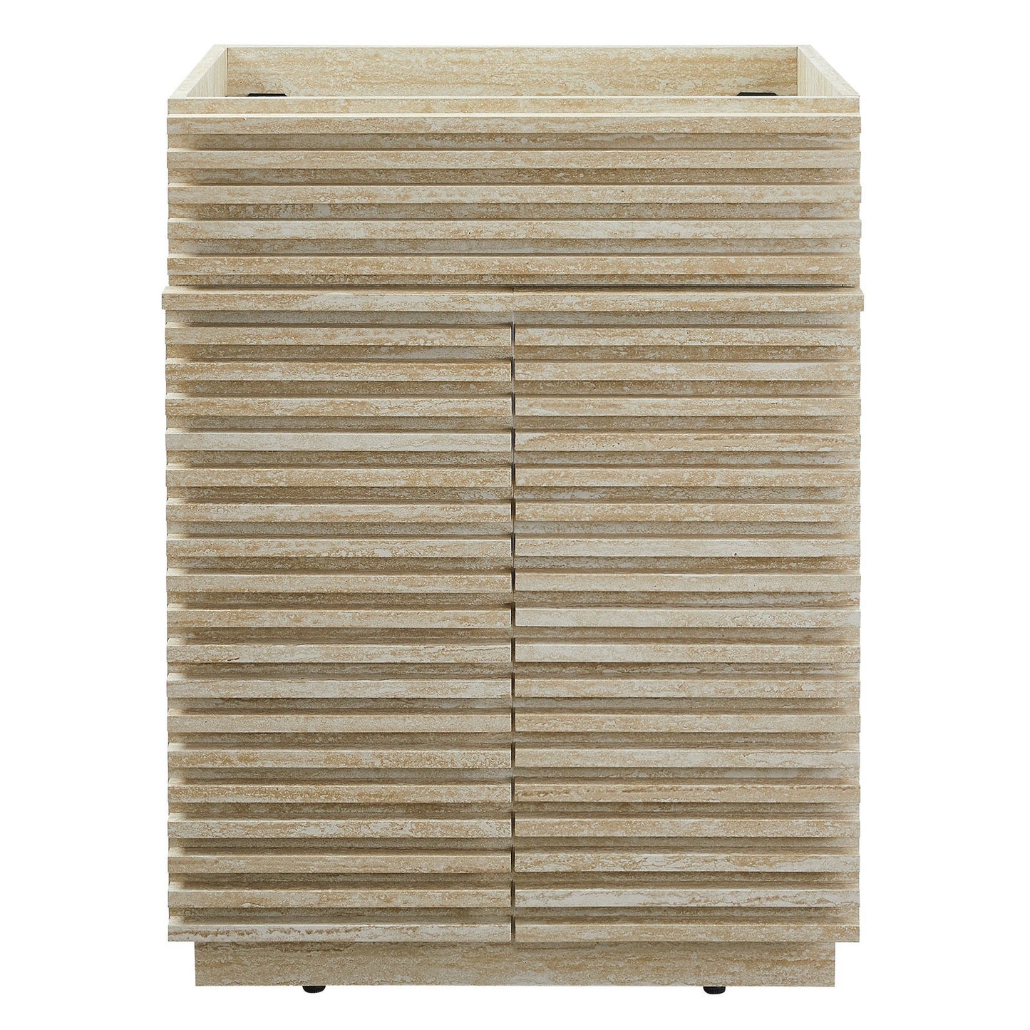Modway - Render 24" Faux Travertine Bathroom Vanity Cabinet (Sink Not Included) by Modway  Bathroom Vanities Brown - EEI-6967-TRA