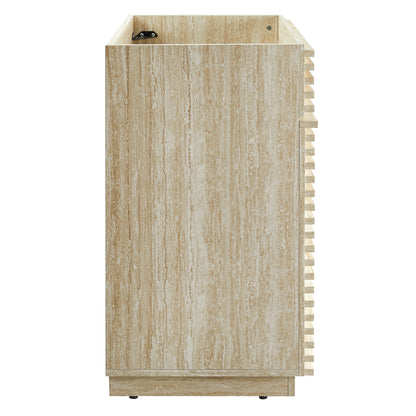 Modway - Render 30" Faux Travertine Bathroom Vanity Cabinet (Sink Not Included) by Modway  Bathroom Vanities Brown - EEI-6968-TRA