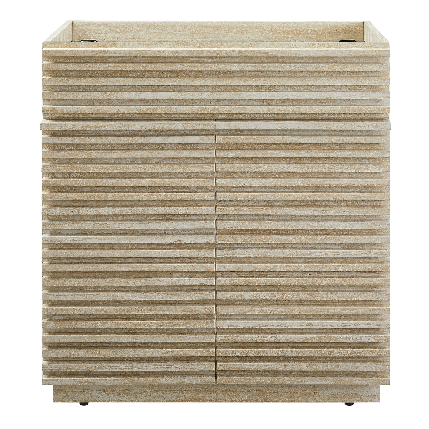 Modway - Render 30" Faux Travertine Bathroom Vanity Cabinet (Sink Not Included) by Modway  Bathroom Vanities Brown - EEI-6968-TRA