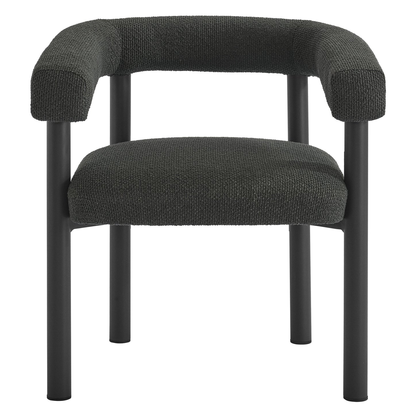 Modway - Nautica Outdoor Patio Aluminum Dining Armchairs Set of 2 by Modway  Outdoor Furniture Bar and Dining Gray - EEI-6979-CHA-GPH