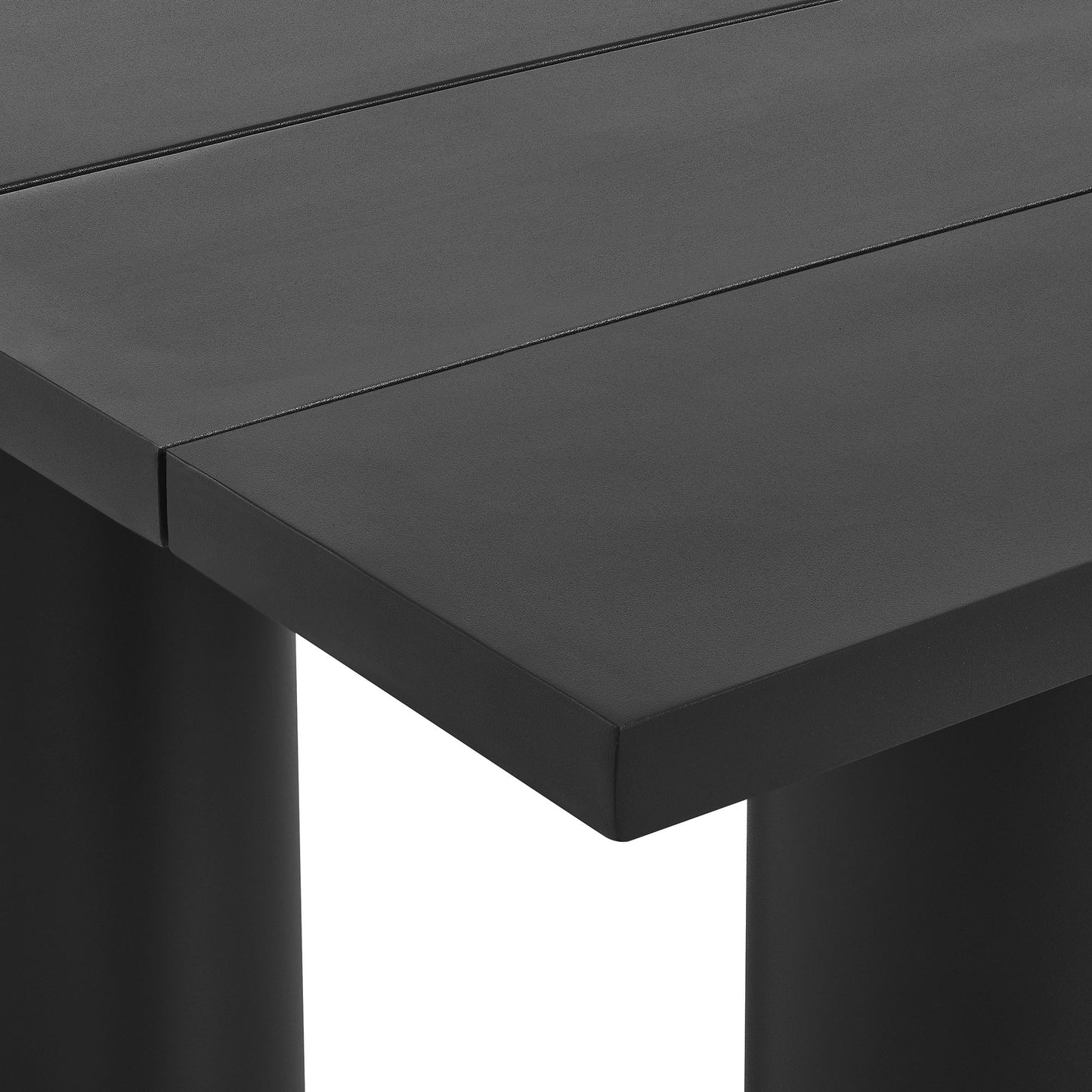 Modway - Nautica Outdoor Patio 87" Rectangular Aluminum Dining Table by Modway  Outdoor Furniture Bar and Dining Gray - EEI-6980-GPH