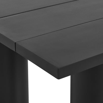 Modway - Nautica Outdoor Patio 87" Rectangular Aluminum Dining Table by Modway  Outdoor Furniture Bar and Dining Gray - EEI-6980-GPH