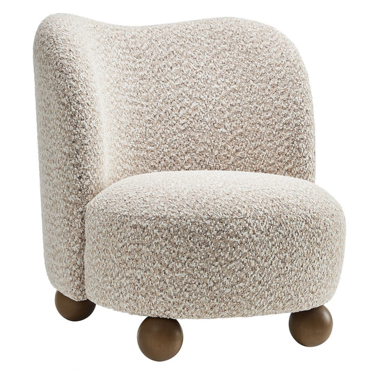 Modway - Monroe Boucle Fabric Accent Chair by Modway  Living Room Sofas and Armchairs Brown - EEI-6989-COR-WAL