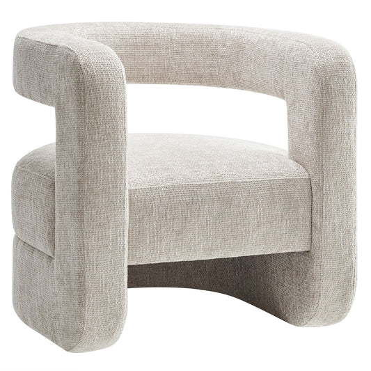 Modway - Jaylin Upholstered Chenille Accent Chair by Modway  Living Room Sofas and Armchairs Gray - EEI-6991-DOV