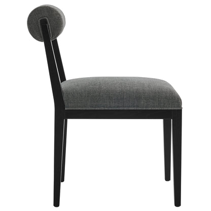Modway - Kai Fabric Dining Chair by Modway  Bar and Dining Dining Chairs Black - EEI-6993-CHA-BLK