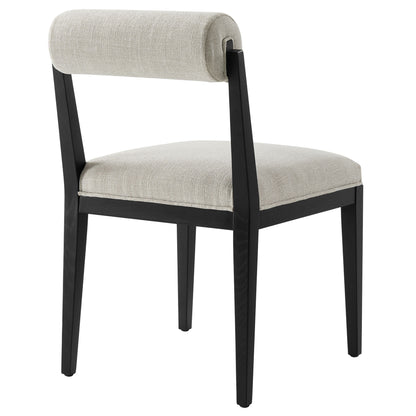 Modway - Kai Fabric Dining Chair by Modway  Bar and Dining Dining Chairs Black - EEI-6993-LIN-BLK