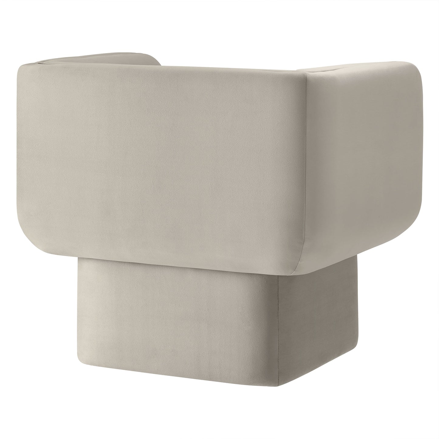 Modway - Tate Performance Velvet Accent Chair by Modway  Living Room Sofas and Armchairs Gray - EEI-6995-ALM